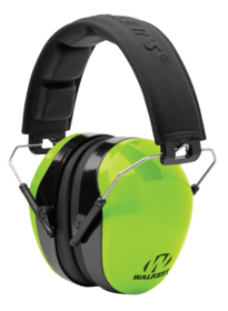 Walker constructs these passive earmuffs with blaze orange ear cups and a comfortable black headband with a sound dampening composite housing.